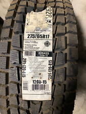 2 New 275 65 17 Dunlop Grandtrek Sj6 Snow Tires