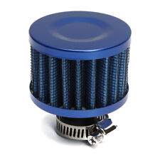 12mm Cold Air Intake Filter Breather Turbo Vent Cleaner Universal Blue