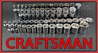 Craftsman Tools 56pc Short Deep 38 Sae Metric 6pt Ratchet Wrench Socket Set