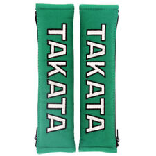 Jdm Takata Green Seat Belt Harness Comfort Pad Set Made In Uk