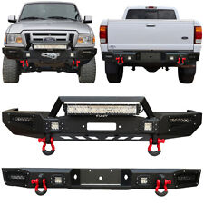 For 1998-2011 Ford Ranger Front Or Rear Bumper Wwinch Plate Led Lights