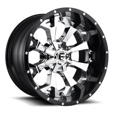 20 Inch Chrome Black Wheels Rims Fuel Assault D246 D24620209847 6 Lug 20x12 -43