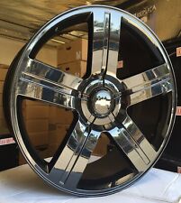 26 Texas Gloss Black Ltz Chevy Wheels Tires Rims Gmc Sierra Chevy Silverado