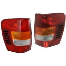 Tail Light Set For 1999-2003 Jeep Grand Cherokee Driver And Passenger Side