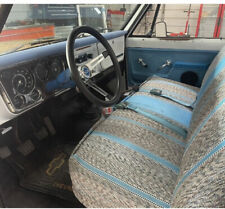 Universal Saddleblanket Seat Cover For Truck Bench Seats Lt Blue