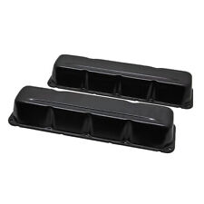 Steel For 1968-79 Amc Jeep 304 360 390 401 Valve Covers - Black