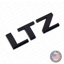 For Chevy Silverado Ltz Tailgate Logo Nameplates Letter 3d Emblem Gloss Black