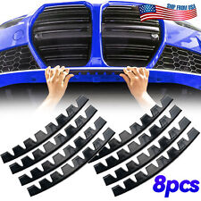 8pcs Universal Car Bumper Guard Antiscratch Kit Scrape Protector Skid Plate