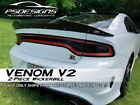 2 Pc Venom V2 2015 Dodge Charger Rear Wickerbill Spoiler W Rivnut Tool