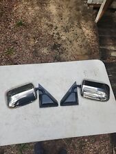 Mirrors Stainless Steel Pair Chevy Gmc Pickup Truck 1988 Up 1500 2500 For Nos