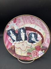 Hide And Seek Cat Franklin Mint Collector Plate 