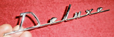 1940s 1950s Deluxe Fender Emblem Chevy Ford Dodge Classic Hot Rod Coupe Sedan Gm