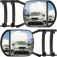 Universal 2x Clip-on Towing Mirror For Trailer Safe Hauling Adjustable Extension