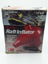 Vintage Fast Fill Raft Inflator Air Pump Interdynamics 12 Volt
