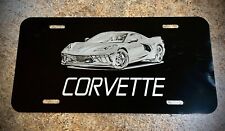 Chevrolet Corvette Aluminum Laser Etched License Plate