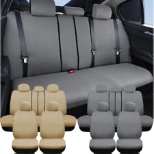 For Toyota Car Seat Cover Full Set 5-seats Front Rear Protector Polyester Cloth