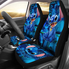 Blue Stitch Lovers Lilo And Stitch Cartoon Car Seat Covers