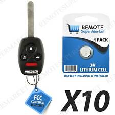 Lot 10 Wholesale Bulk Keyless Entry Remote Key Fob For 2006-2011 Honda Civic Ex