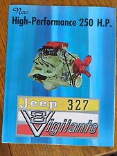 1964-1965 Jeep Vigilante V8 Brochure Wagoneer Gladiator Pickup Truck Original