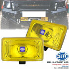 2x Hella Comet 450 Yellow Lens H3 12v Driving Fog Light Lamp Part 4x4 Lamp Light
