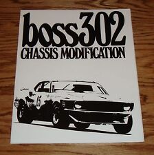 1969 1970 1971 Ford Mustang Boss 302 Chassis Modification Manual 69 70 71