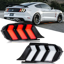 Led Tail Lights For Ford Mustang 2015-2023 S550 Gt Sequential Euro Rear Lamps