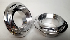 Polished Billet Aluminum Center Hub Caps For Bbs Rs Rc -large Thread -14 Height