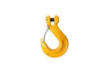 Indusco 47400301 Grade 80 Drop Forged Alloy Steel Clevis Sling Hook With Latc