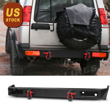 For 1999-2004 Land Rover Discovery 2 New Steel Rear Bumper With Red D-ring