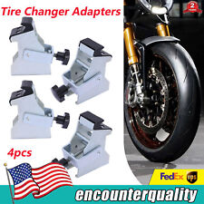 Tyre Changer Machine Clamp Jaw Tire Remove 4x Motorcycle Atv Wheel Rim Adaptor