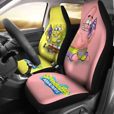 Cute Cartoon Spongebob Car Seat Covers