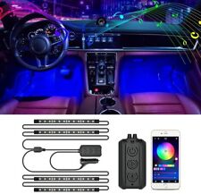 Rgb Led Lights Wireless Under Dash Car Interior Atmosphere Strip Neon Light Kit