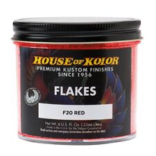 House Of Kolor F20-c01 Red Dry Flake Custom Paint Sparkle Effect 6 Oz