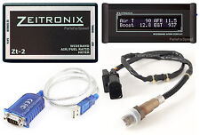 Zeitronix Zt-2 Wideband O2 Sensor Afr With Black Lcd Display Plus Serial Cable