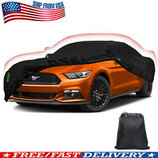 Car Cover Waterproof Outdoor Uv Snow Dust Resistant Polyester For Ford Mustang