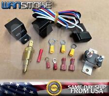 New 145160 Electric Engine Fan Thermostat Temperature Relay Switch Sensor Kit