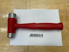 Snap-on Tools Usa New Red 32oz907g Dual-face Drilling Dead Blow Hammer Hssd32