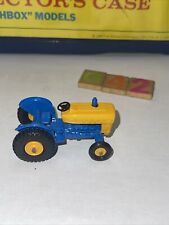 Matchbox Lesney Ford Tractor No. 39 Blue 1960 Original Tires Made In England