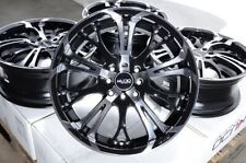 16 Black Rims Wheels 4 Lugs Honda Civic Accord Toyota Corolla Prius C Vw Jetta