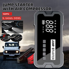 Jump Starter With Air Compressor4000a Battery Charger Emergency Lithium Battery
