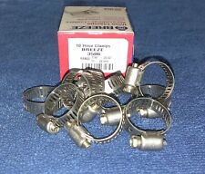 3506 Hose Clamps Stainless Steel Band Fits 516 Id - 716 Id Size 6 Usa Made
