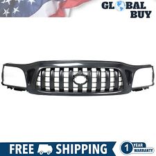 New Grille Shell And Insert Textured Black Plastic For 2001-2004 Toyota Tacoma