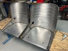 Iron Ace Ribbed Bomber Seat Rat Rod Seat - Sold As A Pair