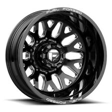 24x8.25 Fuel Forged Ff19d Gloss Black Milled Rear Dually Wheel 8x200 -200mm