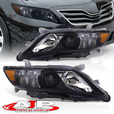 Black Amber Oe Style Head Lights Lamps Leftright Set For 2010-2011 Toyota Camry