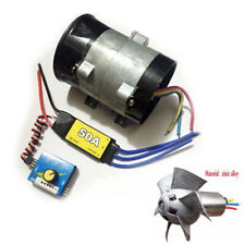 Car Electric Turbo Supercharger Kit Air Intake Fan Boost With 50a Brushless Esc
