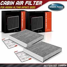 2x New Front Activated Carbon Cabin Air Filter For Nissan Altima Infiniti Qx50