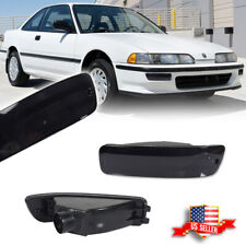 Smoke Front Bumper Turn Signal Lights For 92-93 Acura Integra Rs Gs Ls Gsr