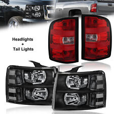 Headlights Tail Lights Assembly For 2007-2013 Silverado 1500 2500hd 3500hd