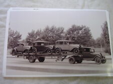 1930 - 31 Ford Truck Hauling New Model A Cars  11 X 17 Photo Picture